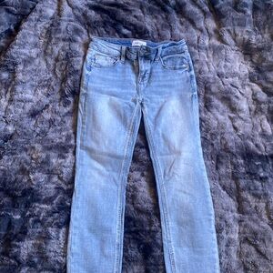 Pistola - light wash skinny jeans, ankle length size 25